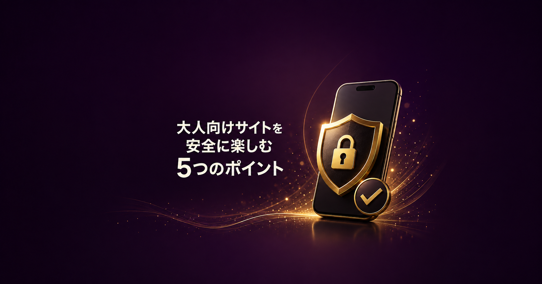 大人向けサイトを安全に楽しむ5つのポイント
